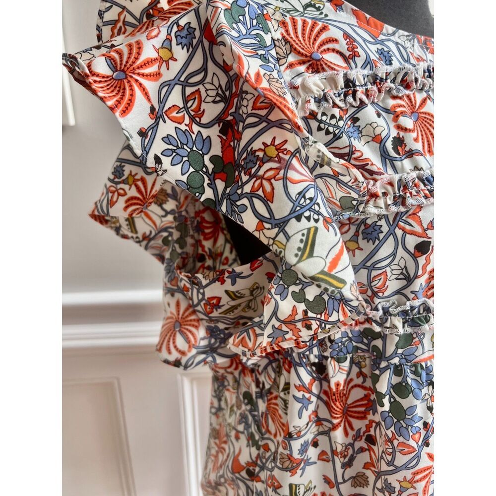 🌸 The Happy Southerner Ruffle Sleeve Floral Dress | Size L - Picture 5 of 9
